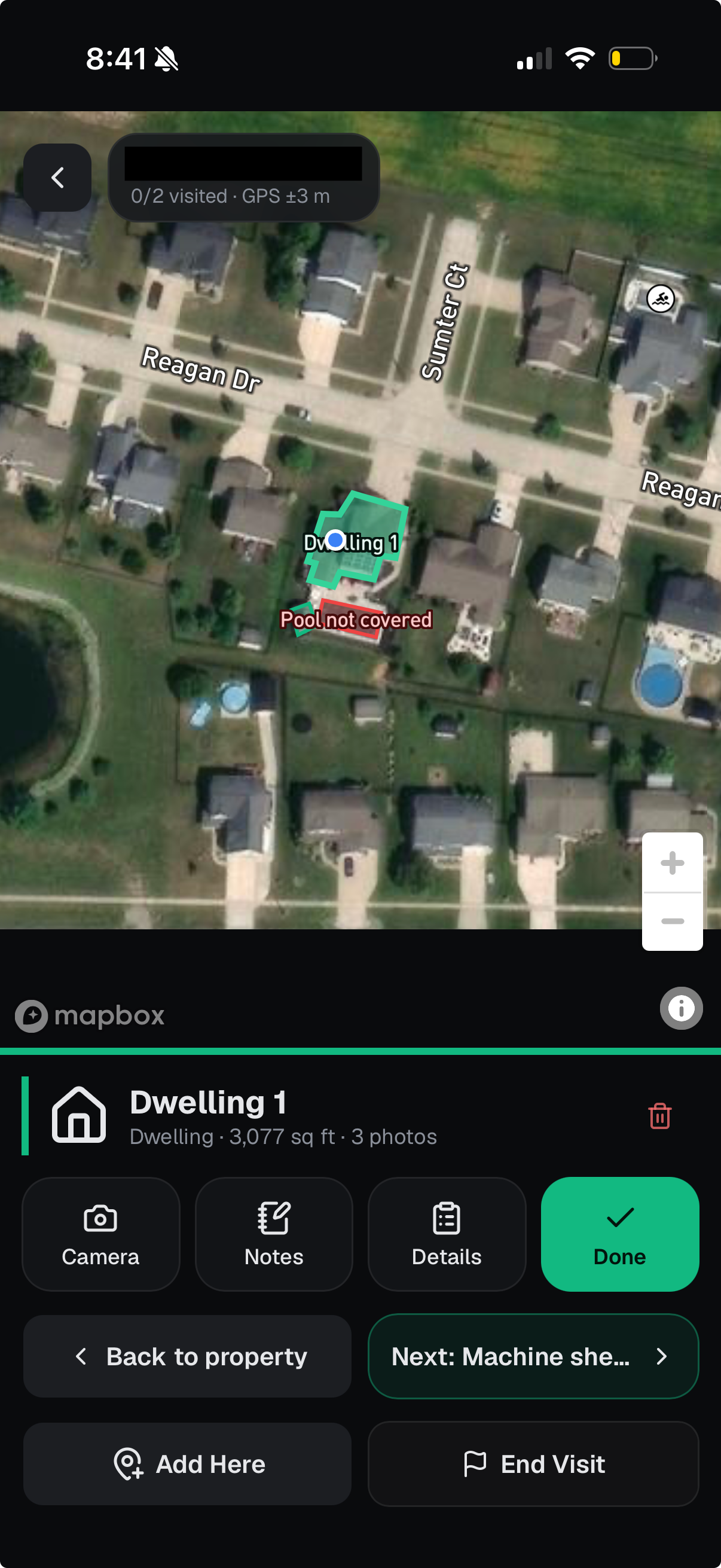 FarmGuard mobile interface